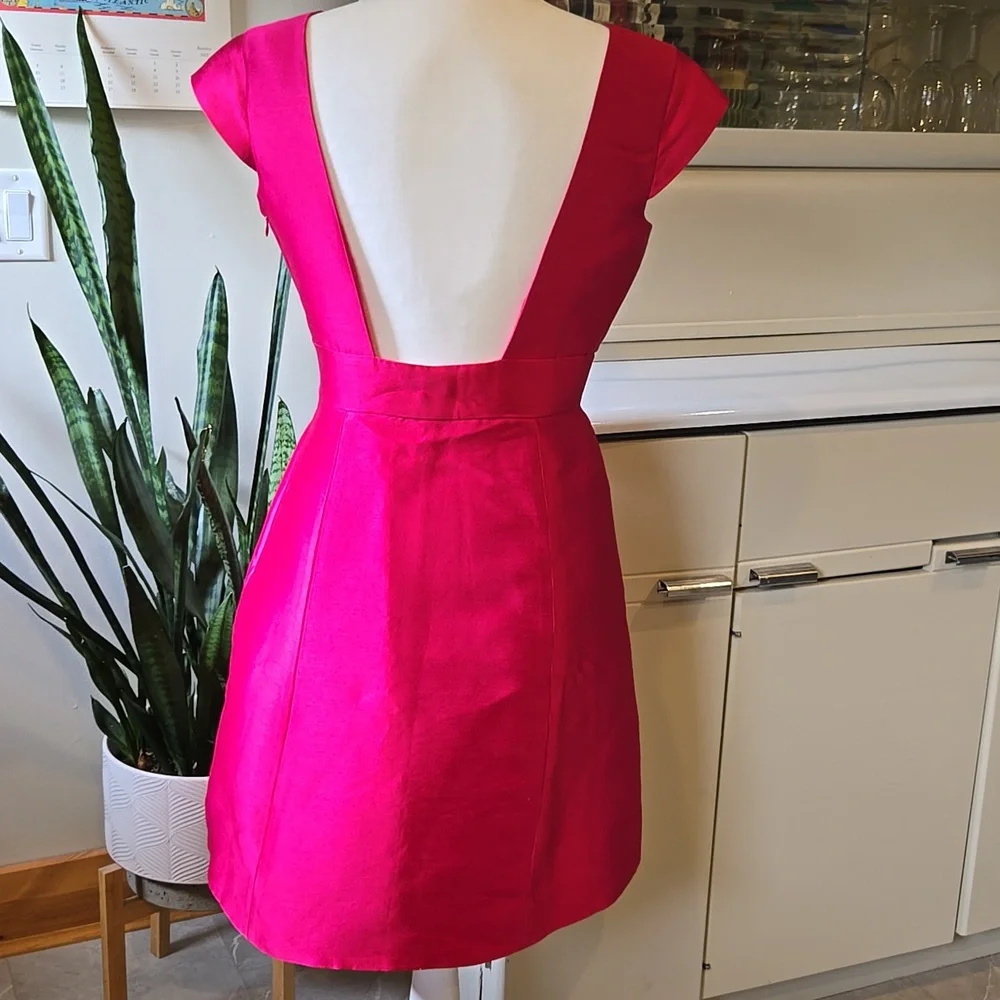 kate spade Hot Pink Fit-and-Flare Dress